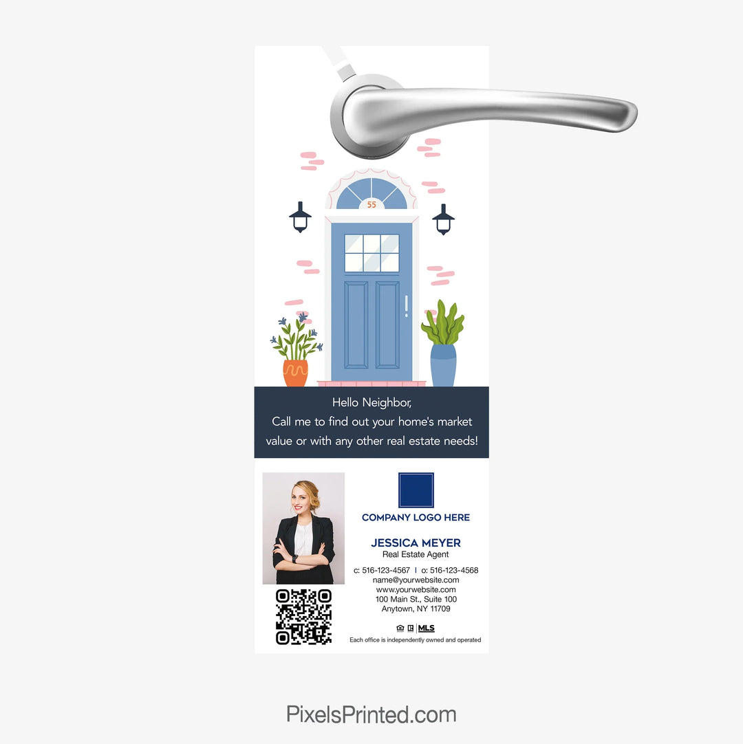 Coldwell Banker realty seasonal door hangers