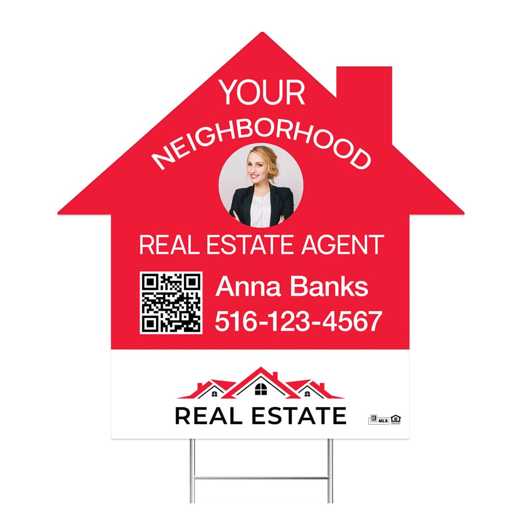 Independent real estate your neighborhood agent yard signs