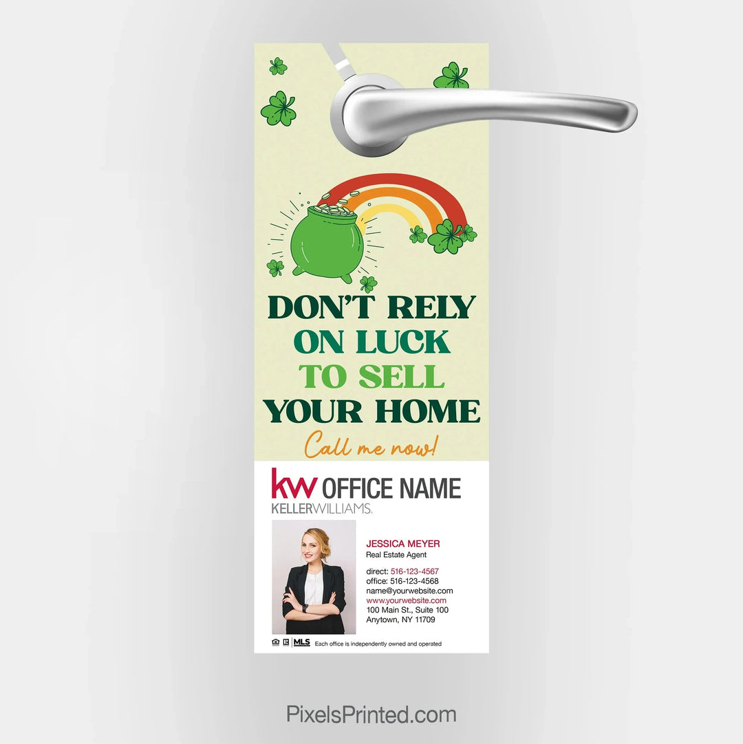 Keller Williams seasonal holiday door hangers