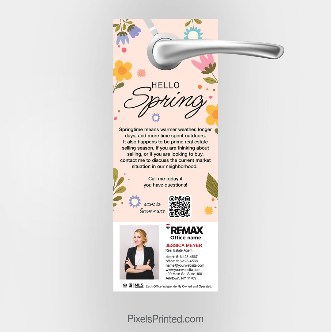 REMAX real estate seasonal holiday door hangers