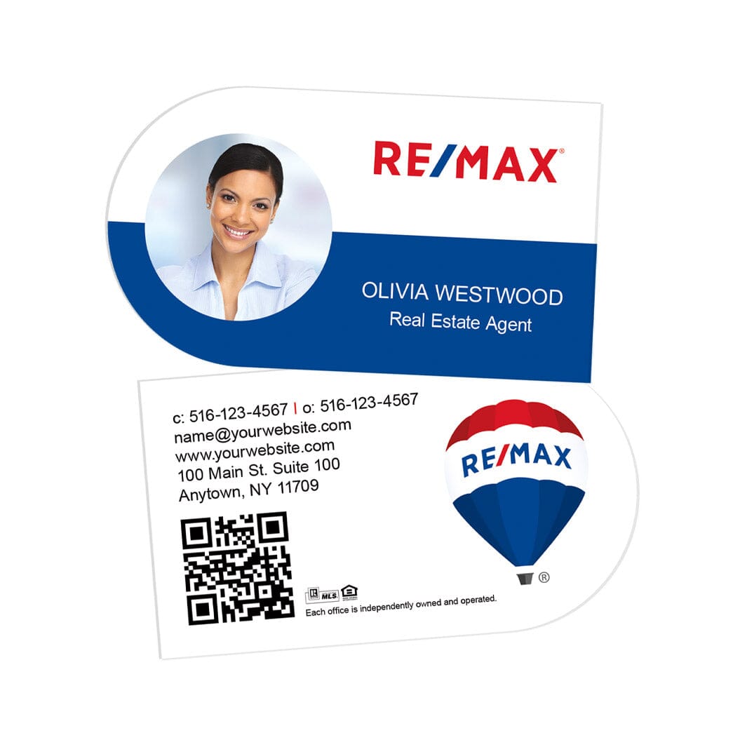 REMAX shape business cards