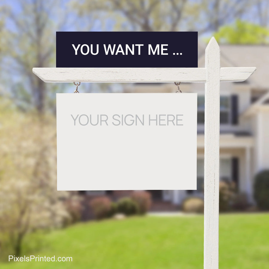 you want me sign for real estate agents