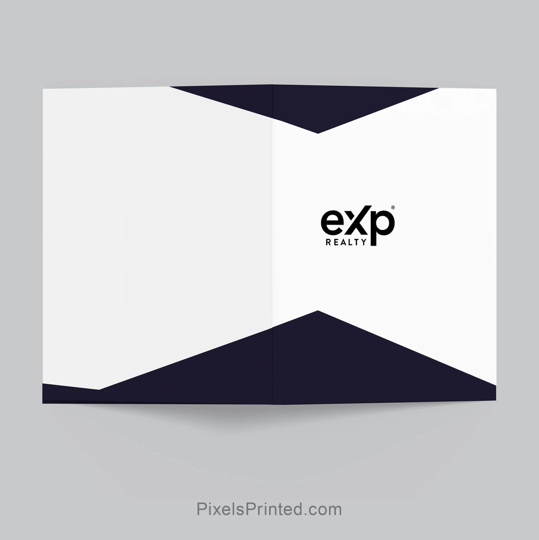 custom eXp Realty real estate agent marketing folder