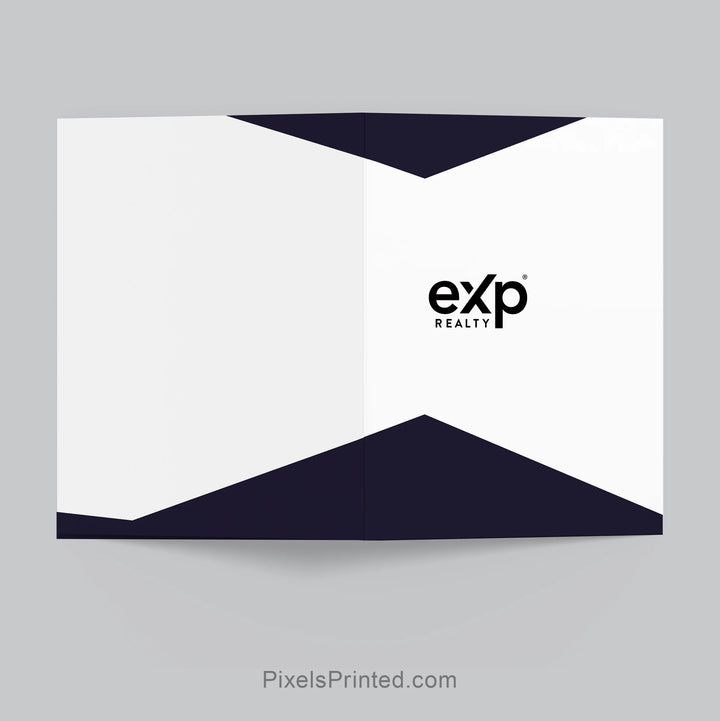 custom eXp Realty real estate agent marketing folder