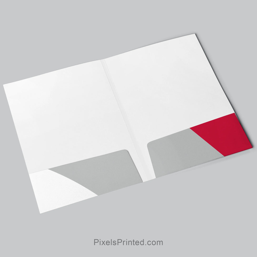two pocket Keller Williams realtor presentation folder for buyer and seller meetings