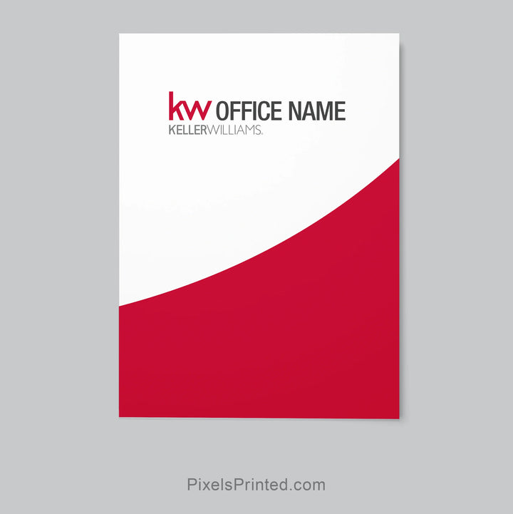 professional Keller Williams listing presentation folder for real estate agents