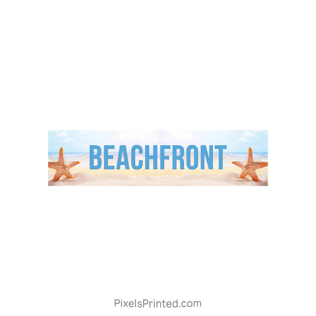 beachfront sign riders PixelsPrinted 