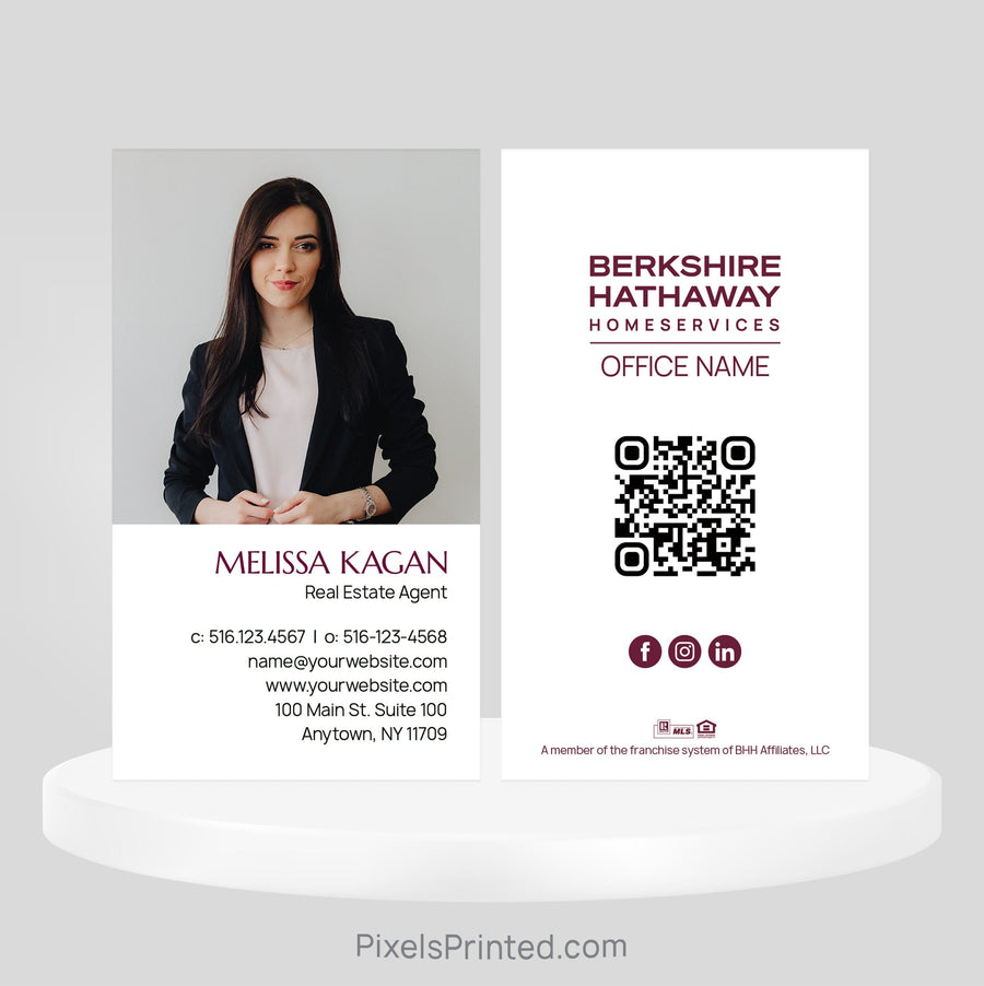 Berkshire Hathaway business cards Business Cards PixelsPrinted 