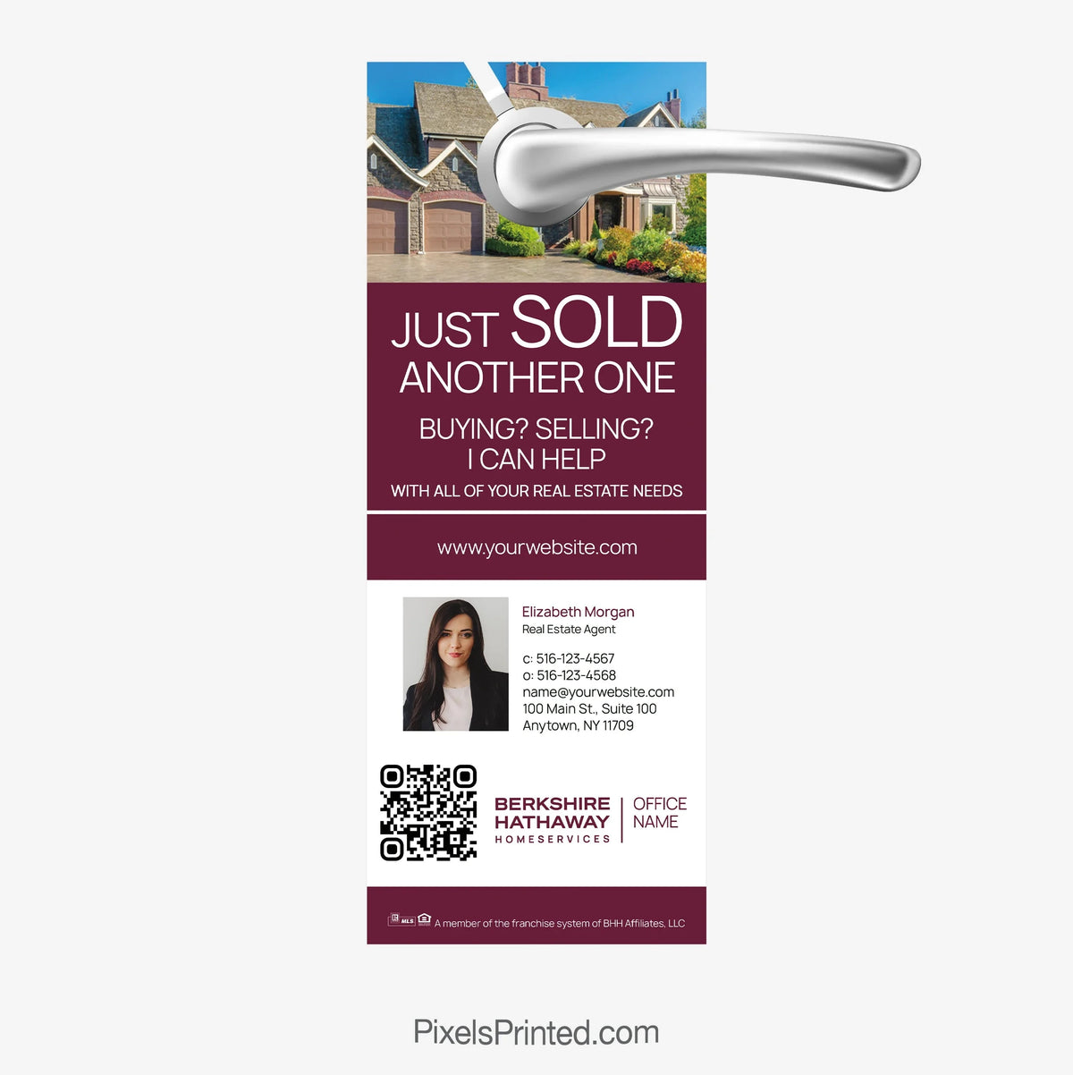 Berkshire Hathaway door hangers PixelsPrinted 