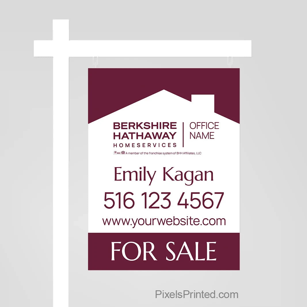 Berkshire Hathaway for sale sign panels sign panels PixelsPrinted 