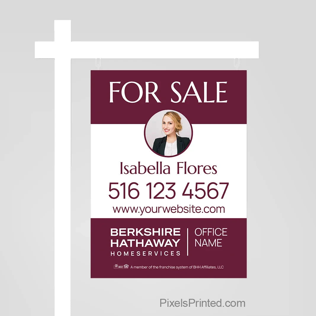Berkshire Hathaway for sale sign panels sign panels PixelsPrinted 