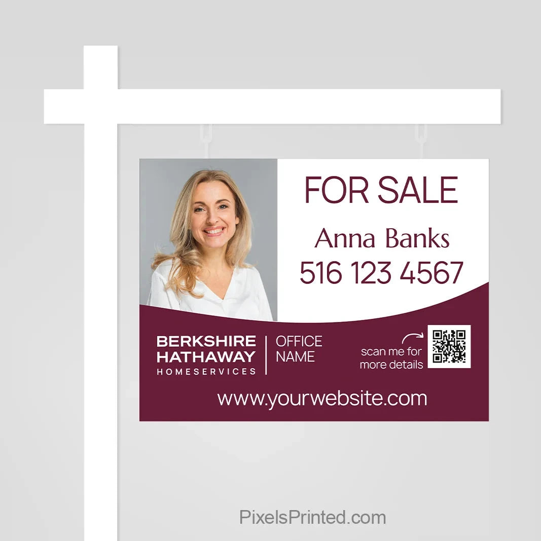 Berkshire Hathaway for sale sign panels sign panels PixelsPrinted 