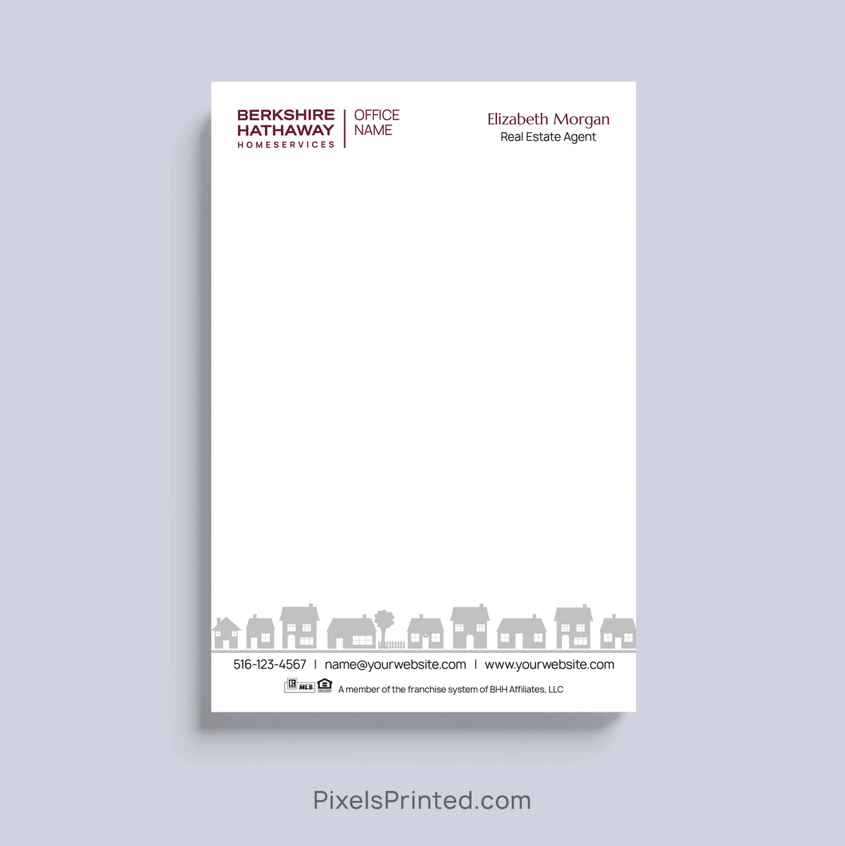 ERA Real Estate neighborhood realtor notepad with house design