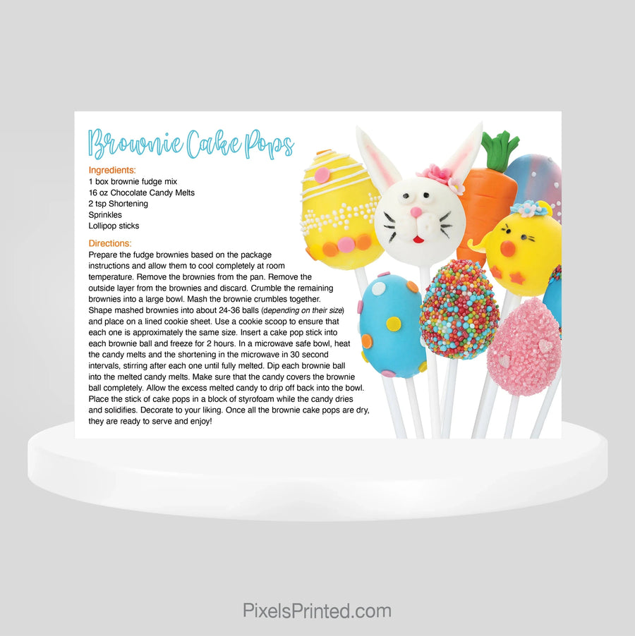 Berkshire Hathaway real estate Easter Brownie Cake Pop Recipe PixelsPrinted 