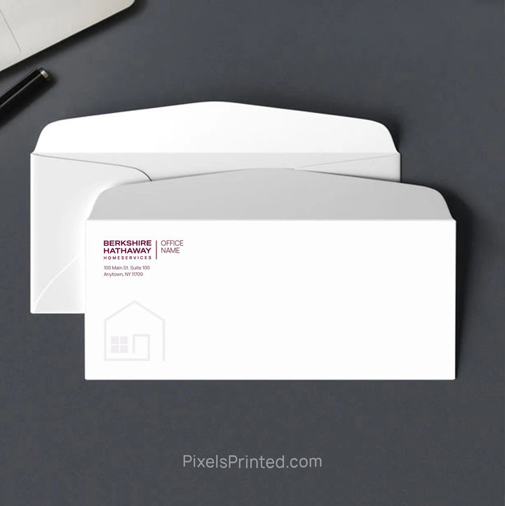 Personalized Berkshire Hathaway HomeServices real estate office envelope