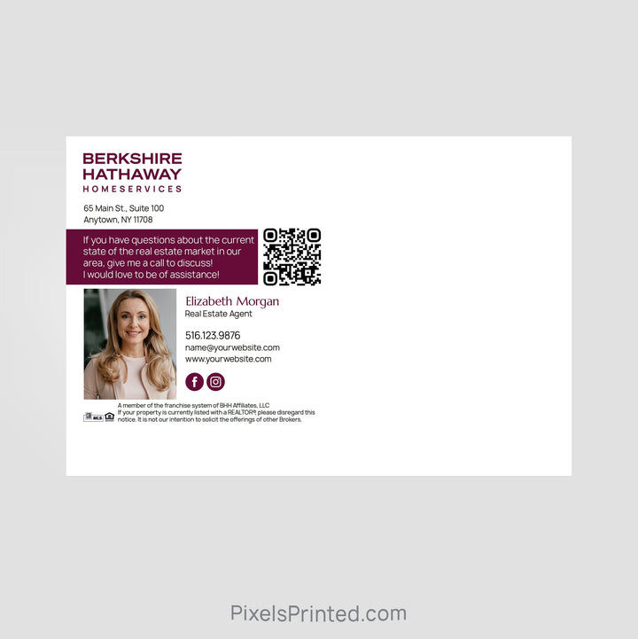 Berkshire Hathaway real estate just sold mailers PixelsPrinted 