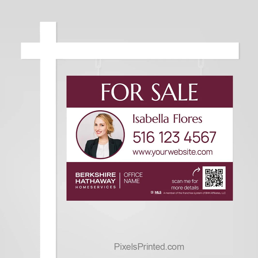 Berkshire Hathaway real estate sign panels sign panels PixelsPrinted 