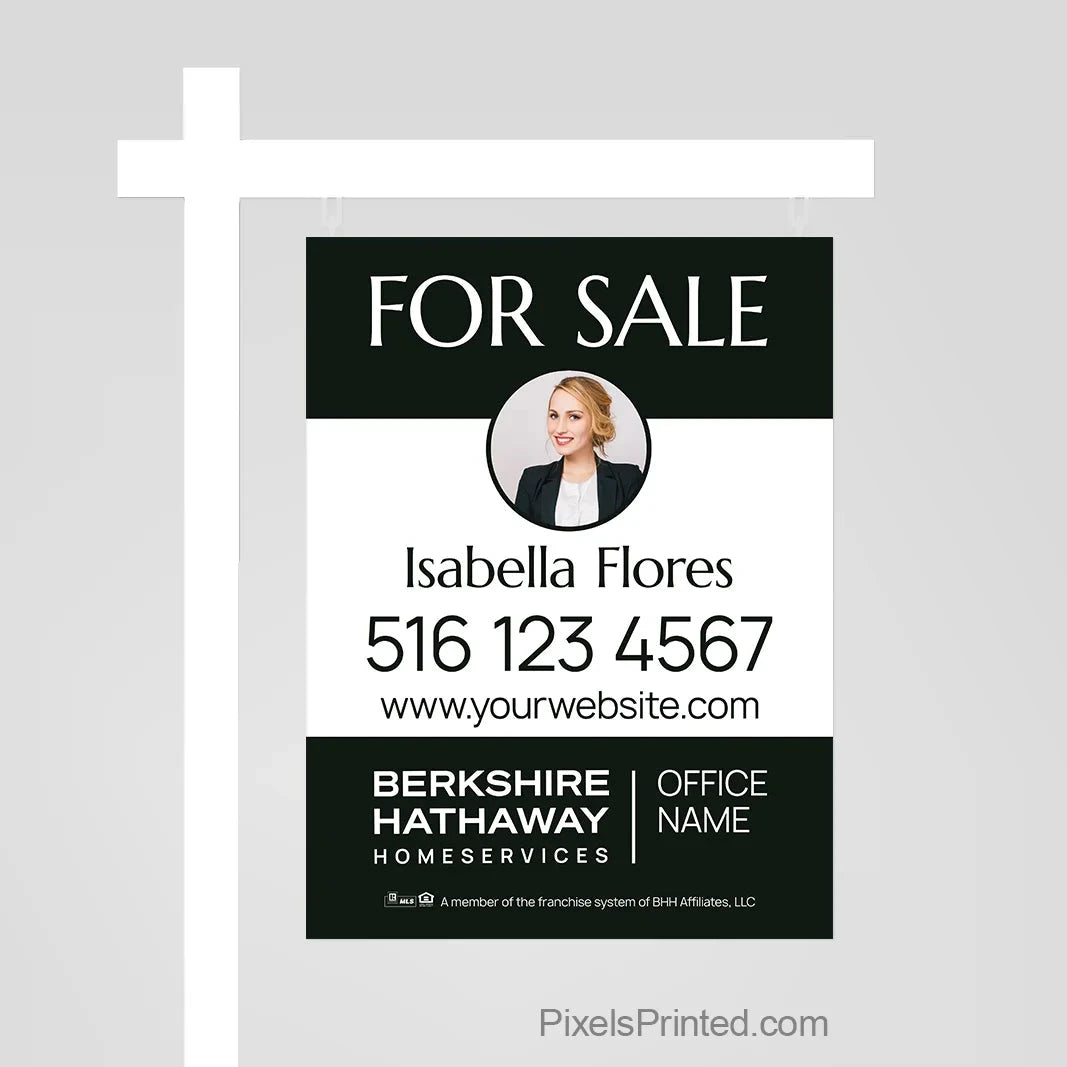 Berkshire Hathaway real estate sign panels sign panels PixelsPrinted 