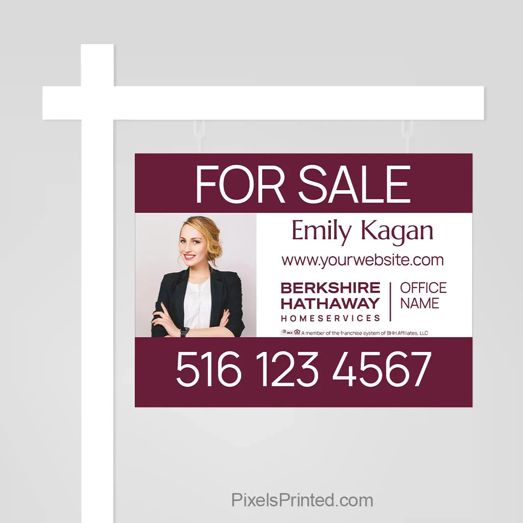 Berkshire Hathaway real estate sign panels sign panels PixelsPrinted 