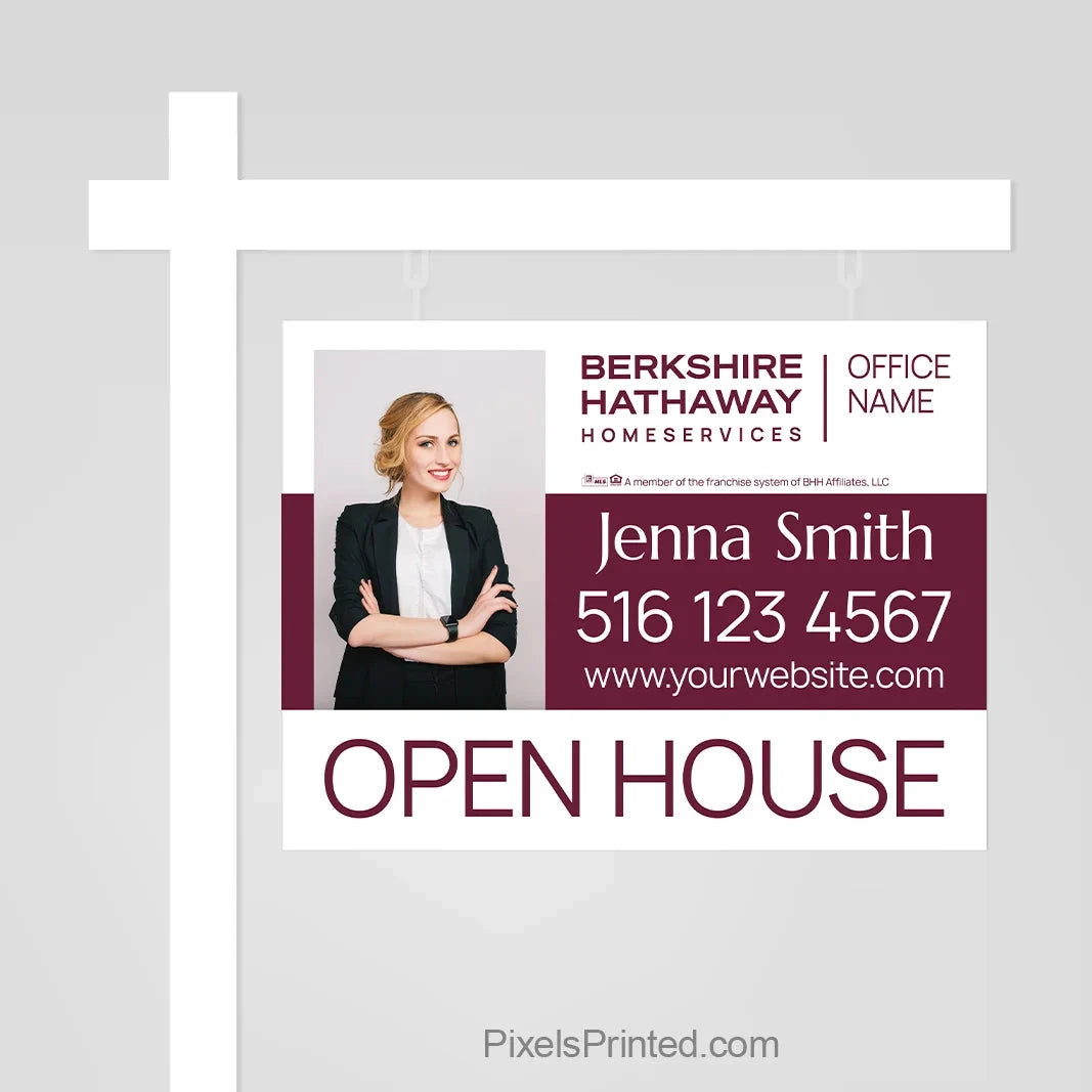 Berkshire Hathaway real estate sign panels sign panels PixelsPrinted 
