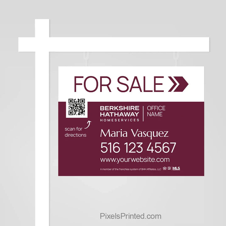 Berkshire Hathaway real estate sign panels sign panels PixelsPrinted 
