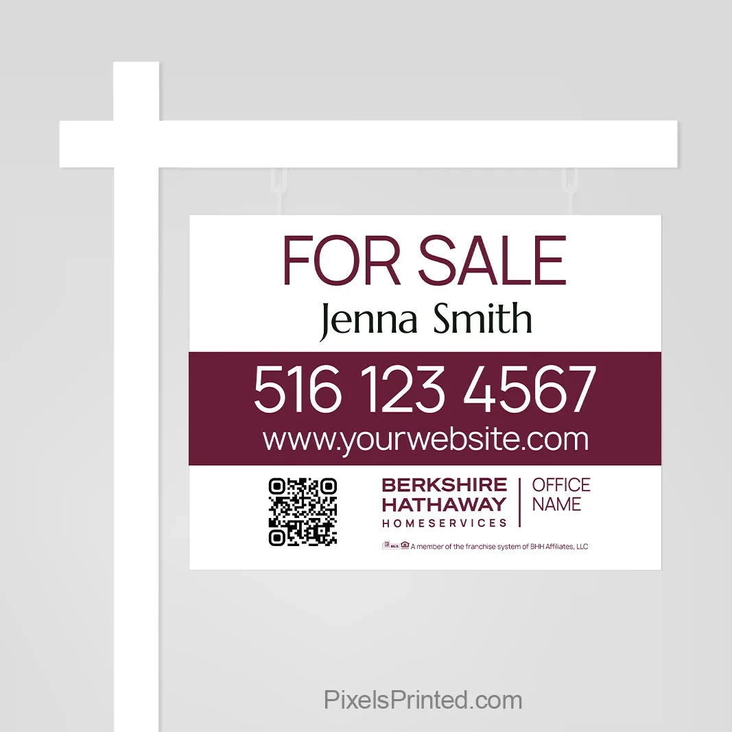 Berkshire Hathaway real estate sign panels sign panels PixelsPrinted 
