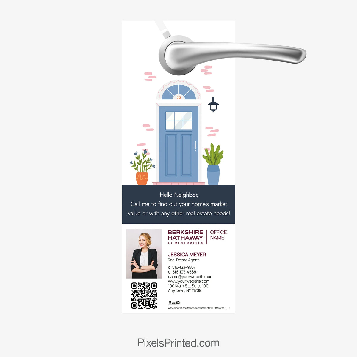 Berkshire Hathaway spring market door hangers PixelsPrinted 