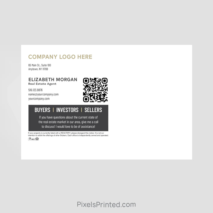 Century 21 agent announcement postcards PixelsPrinted 