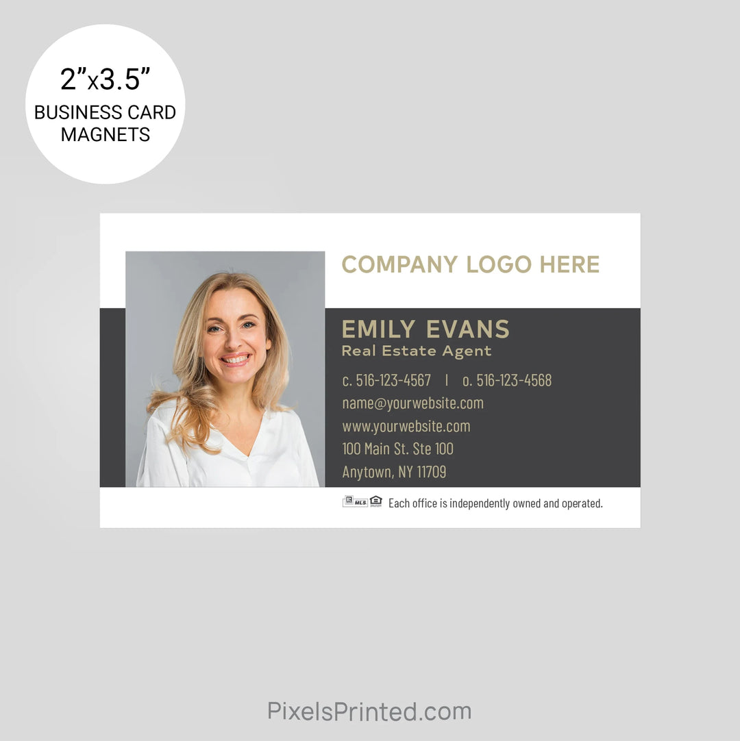 Century 21 business card magnets PixelsPrinted 