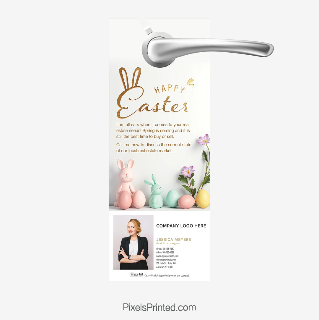 Century 21 real estate Easter door hangers
