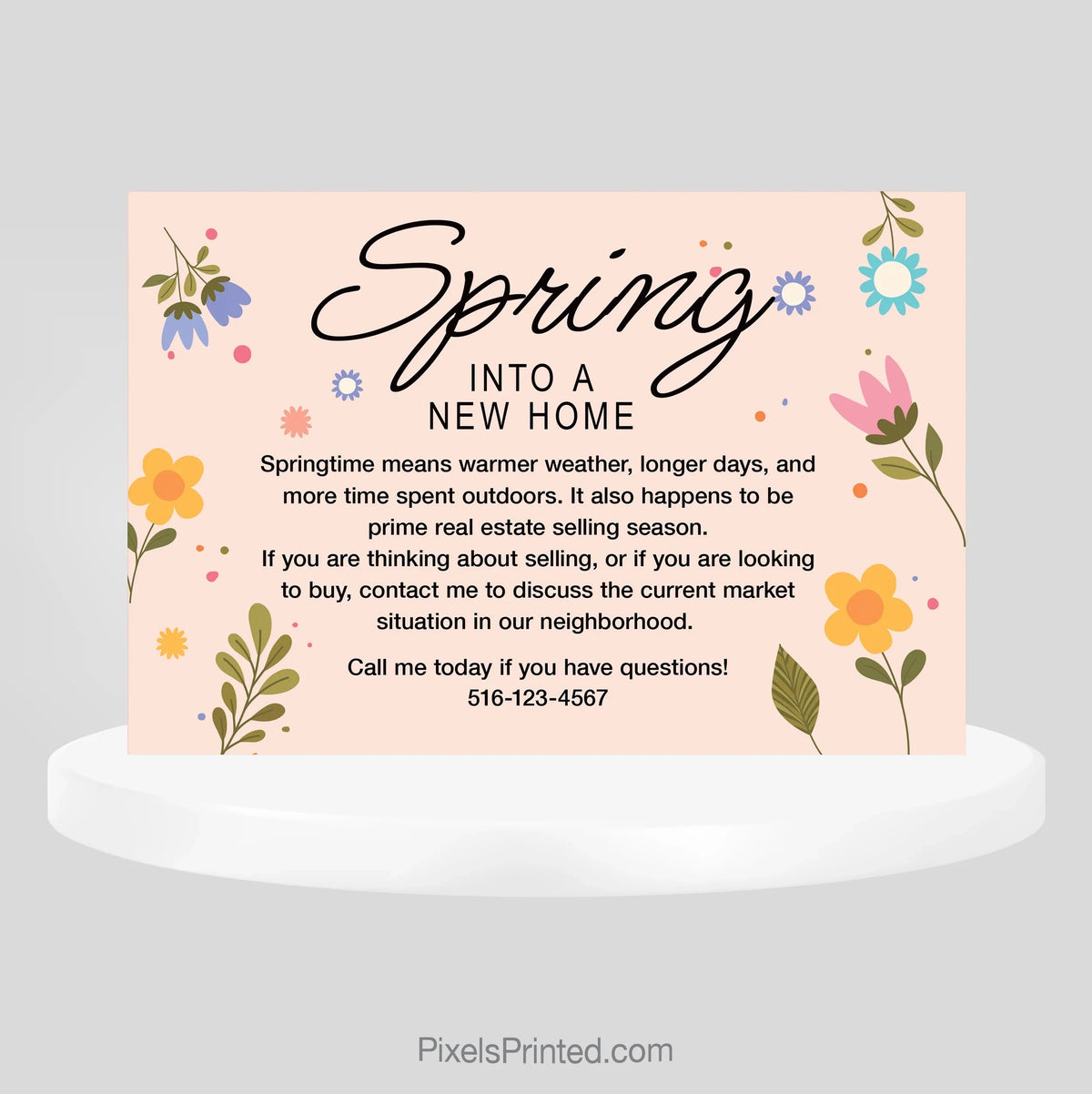 Century 21 hello spring postcards PixelsPrinted 