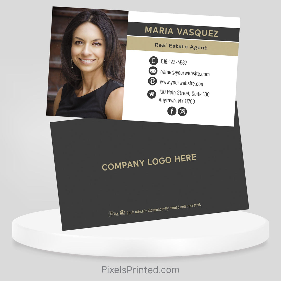 Century 21 real estate business cards Business Cards PixelsPrinted 