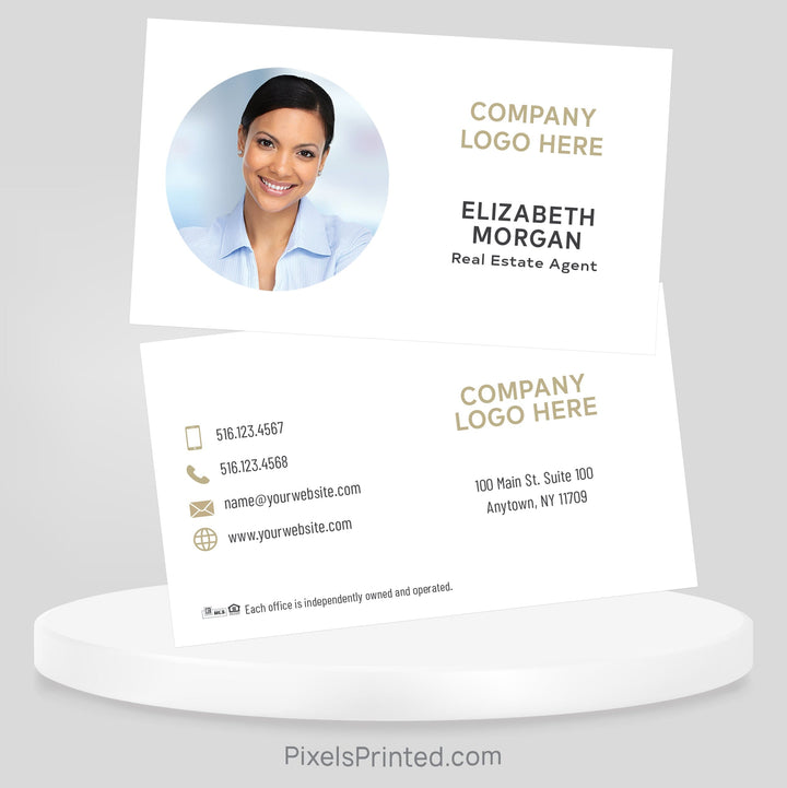 Century 21 real estate business cards Business Cards PixelsPrinted 
