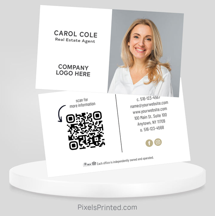 Century 21 real estate business cards Business Cards PixelsPrinted 