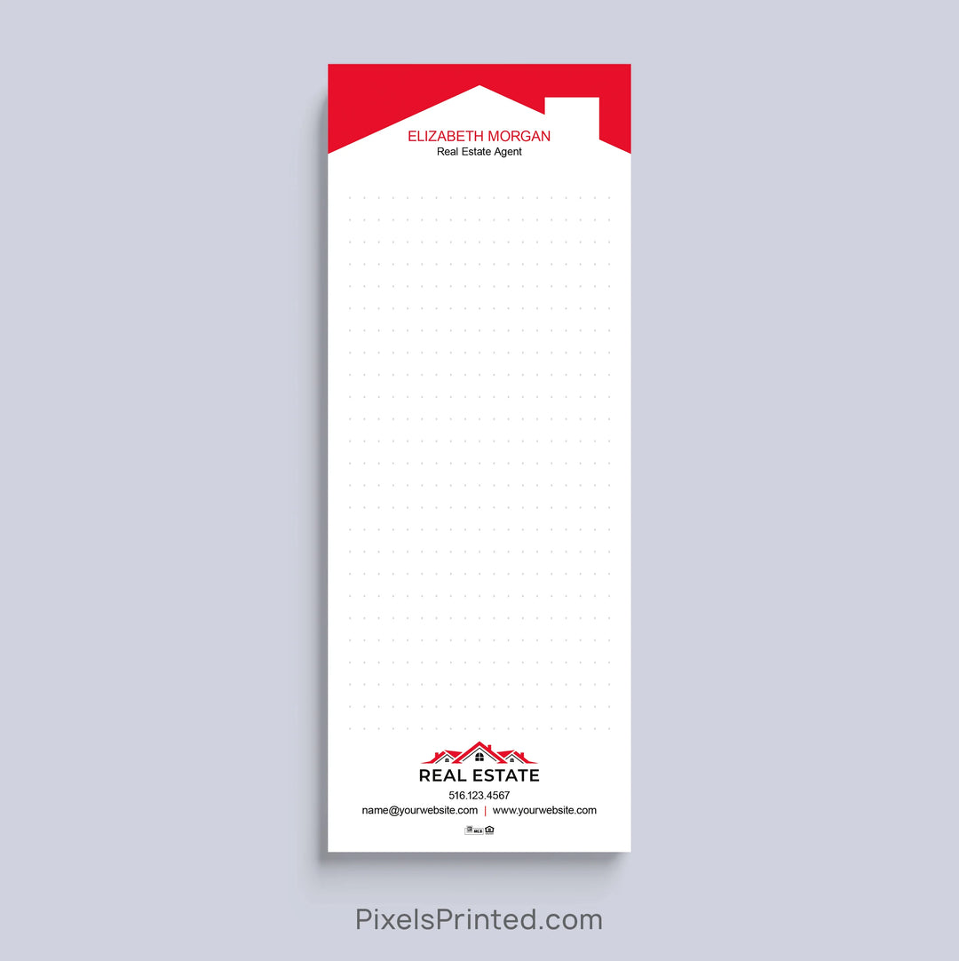 Personalized client appreciation real estate notepad with custom branding