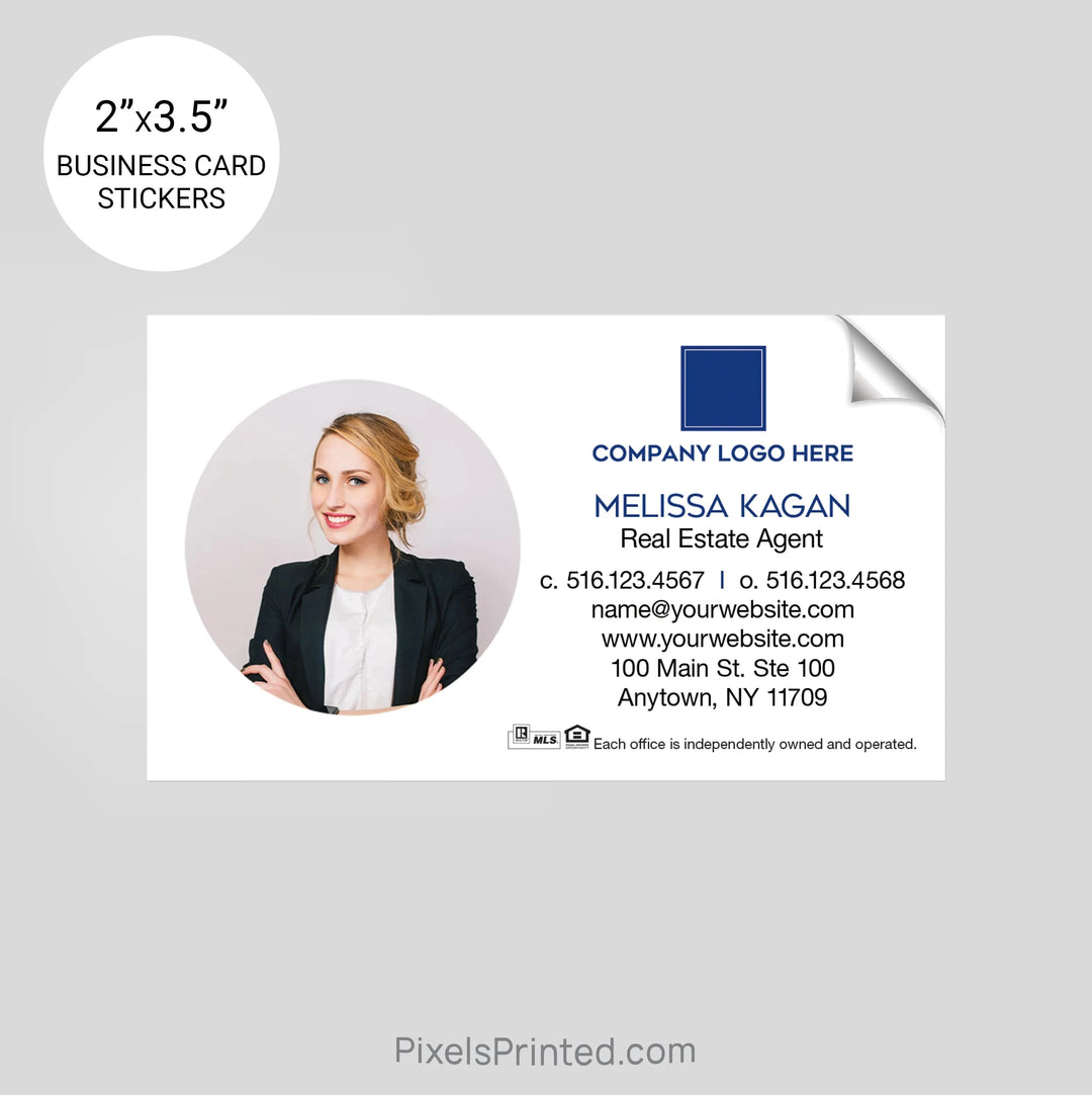 Coldwell Banker business card stickers sticker PixelsPrinted 