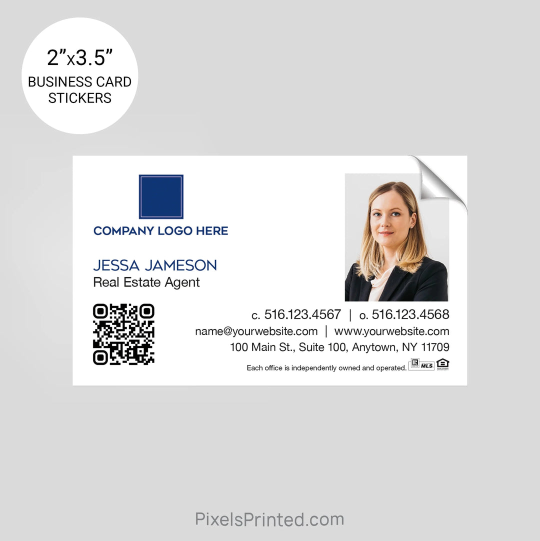 Coldwell Banker business card stickers sticker PixelsPrinted 