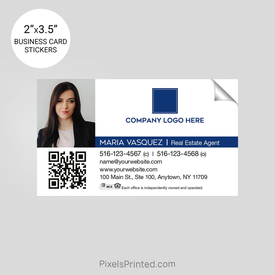 Coldwell Banker business card stickers sticker PixelsPrinted 