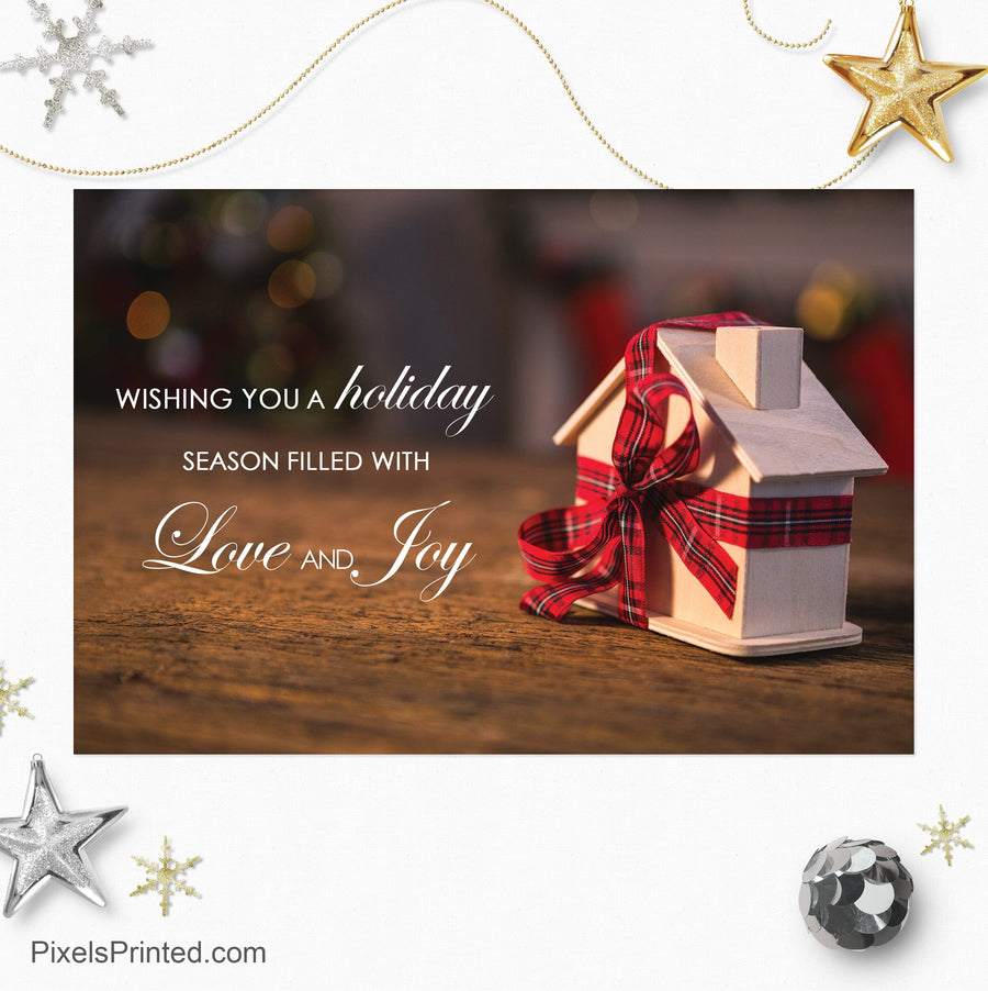 Coldwell Banker Christmas holiday postcards PixelsPrinted 
