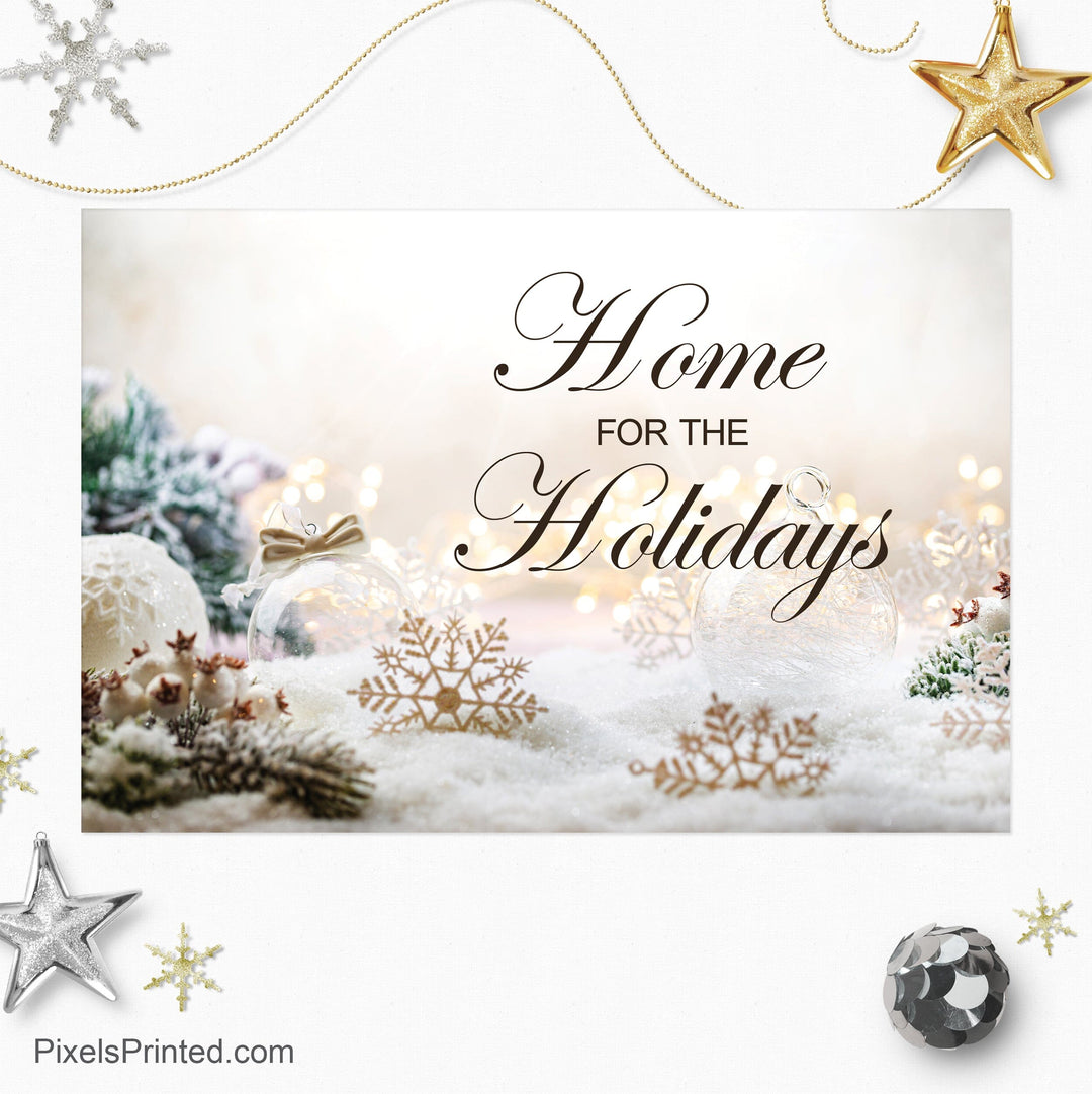 Coldwell Banker Christmas holiday postcards PixelsPrinted 