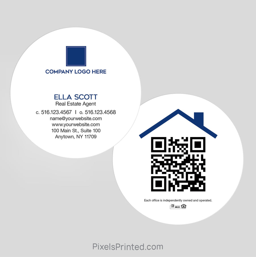 Coldwell Banker circle business cards Business Cards PixelsPrinted 