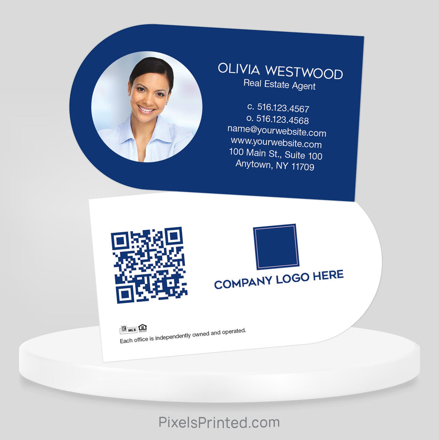 Coldwell Banker half circle business cards Business Cards PixelsPrinted 