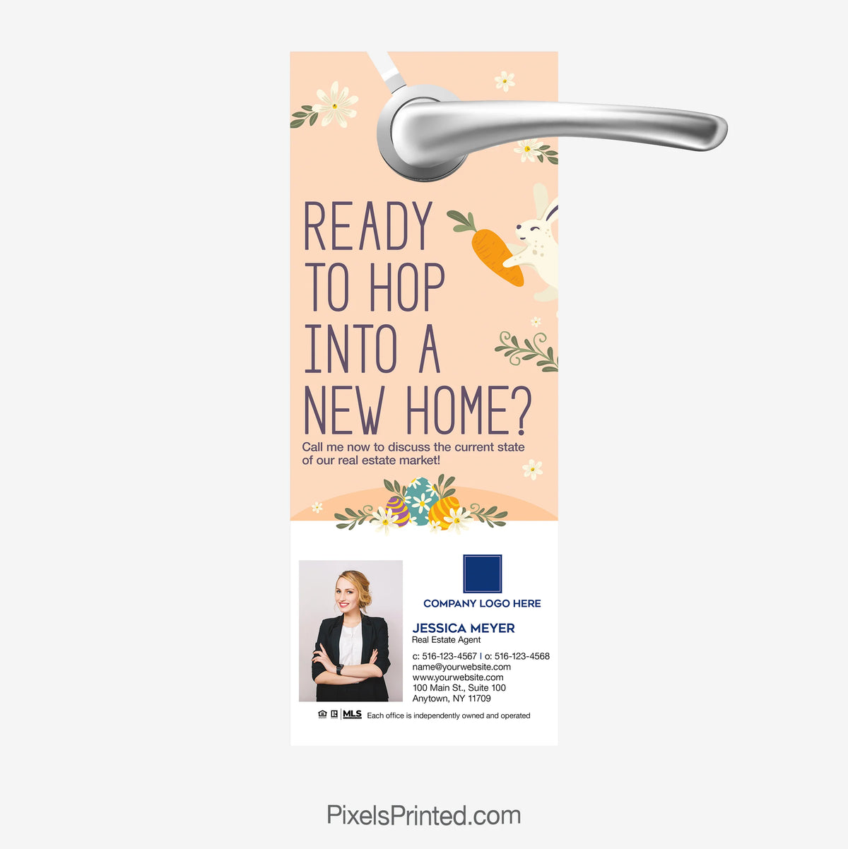 Hop into a new home Coldwell Banker Easter hanger for real estate agents