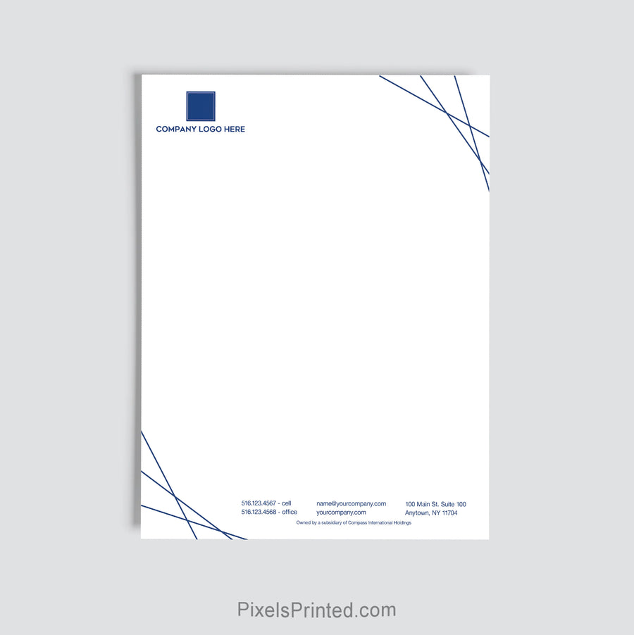 Personalized Coldwell Banker Realty real estate letterhead