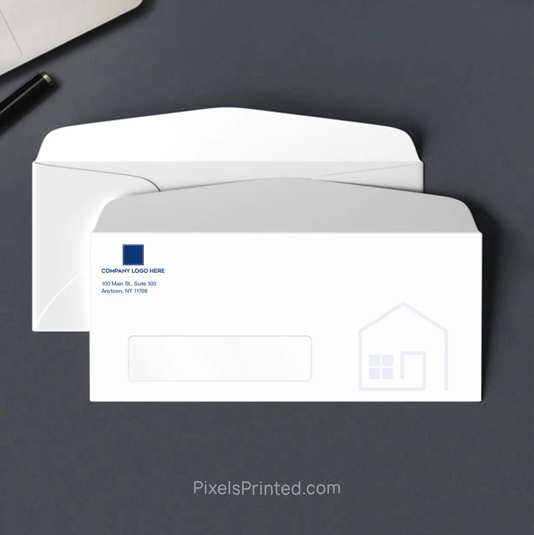 Personalized Coldwell Banker Realty office envelope with return address with window