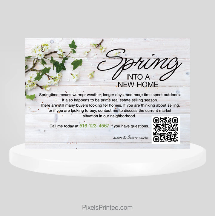 Coldwell Banker realty hello spring postcards PixelsPrinted 