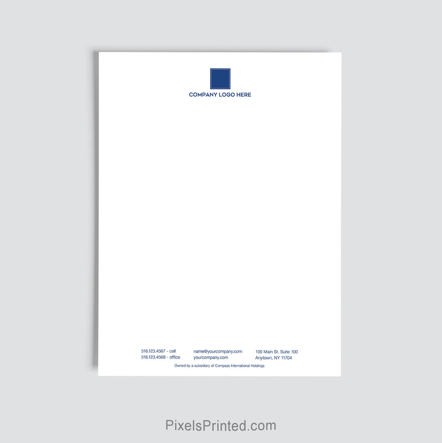 Coldwell Banker Realty real estate office letterhead personalized