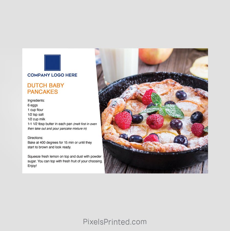Coldwell Banker realty recipe postcards PixelsPrinted 