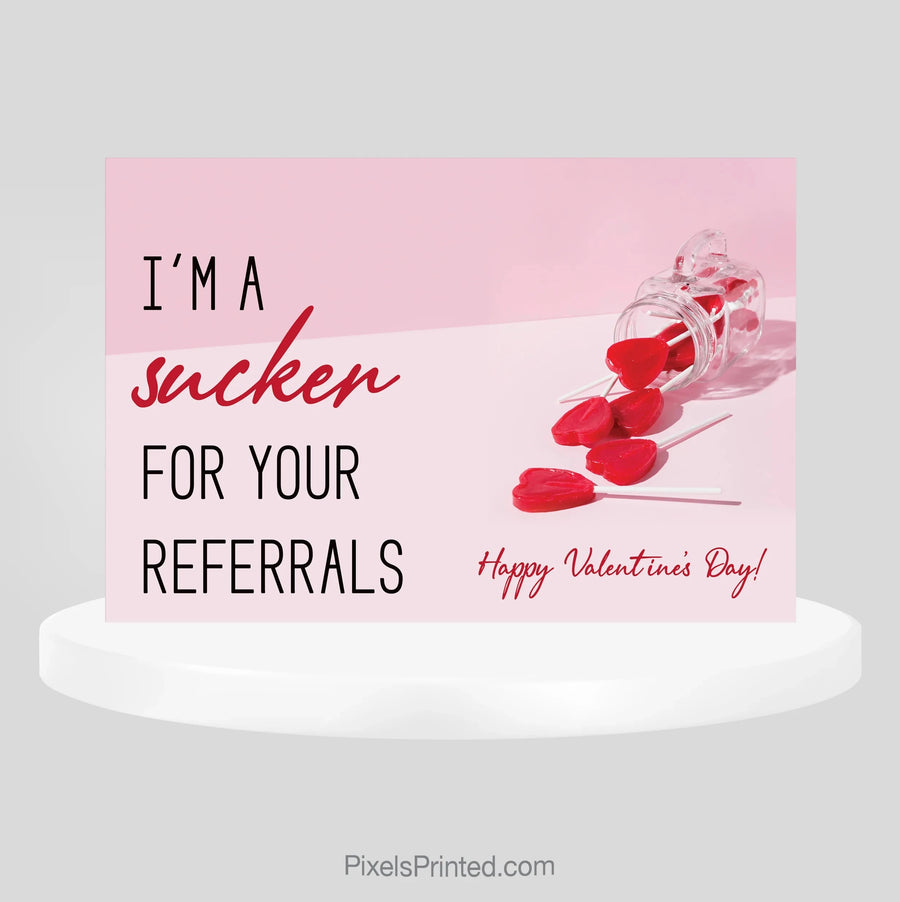 Coldwell Banker realty Valentine’s Day real estate campaign postcard PixelsPrinted 