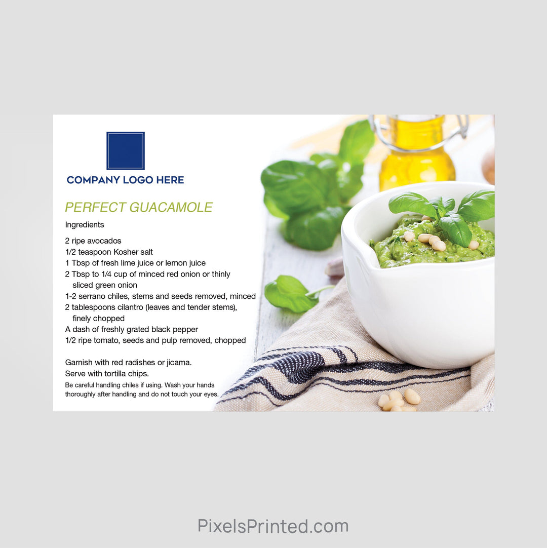 Coldwell Banker recipe postcards PixelsPrinted 